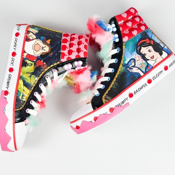 Irregular Choice Disney Princess Snow White Heigh Ho Sneakers Size 38 - Picture 2 of 8
